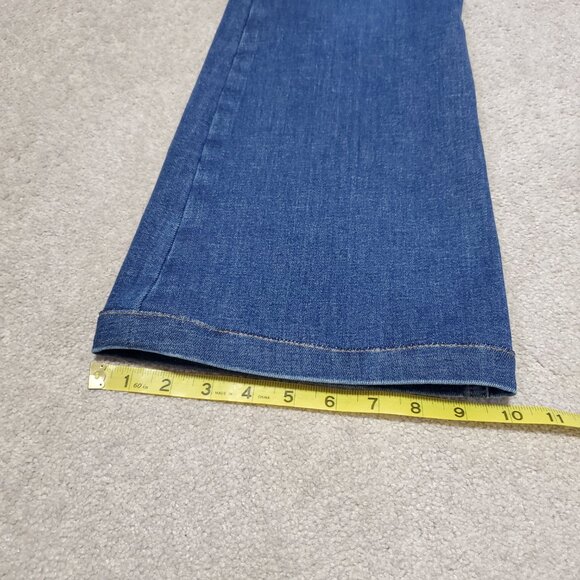 SPANX Spanxshape EveryWear Flare 29.5" Jeans Pull-On Stretch Blue Women's XL - Picture 15 of 15